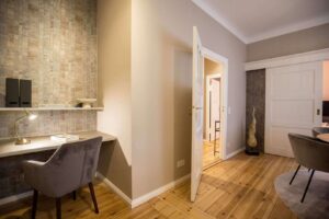 Arbeitsecke im Esszimmer