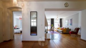 Blick ins Wohnzimmer