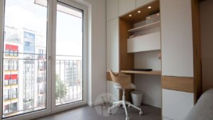 Arbeitsecke im Schlafzimmer