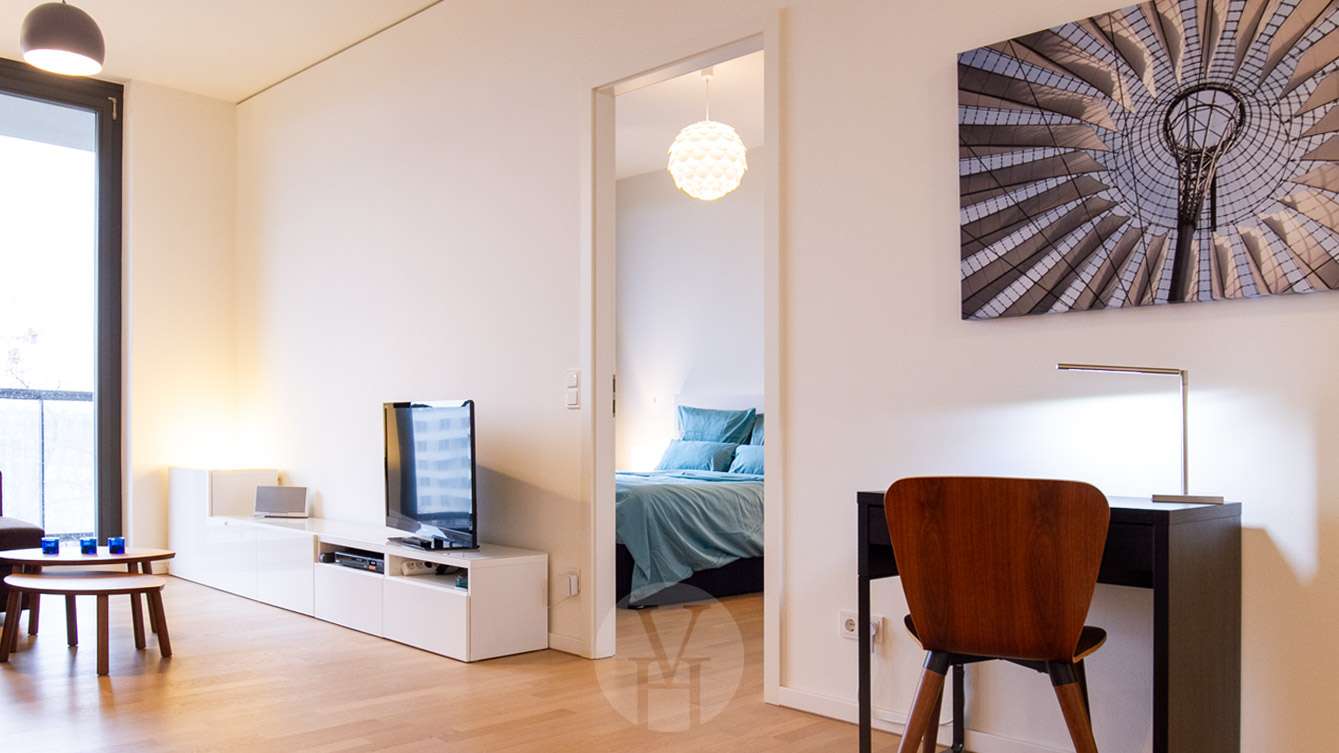 Blick ins Schlafzimmer
