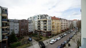 Ausblick vom Balkon