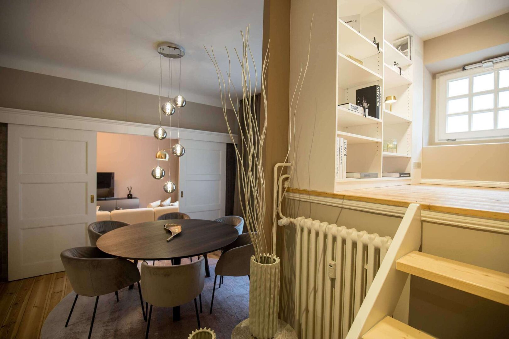 Esszimmer mit Leseecke